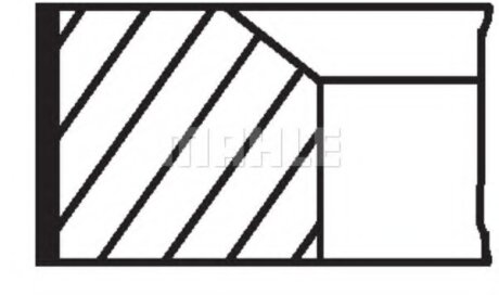 77,2 (STD) 1,75-1,75-3 Комплект поршньових кілець HYUNDAI ACCENT IV, ELANTRA IV, ELANTRA V, ELANTRA VI, I20 I, I30, I40 I, I40 I CW, IX20, IX35, TUCSON KIA CARENS III, CARENS IV 1.6D/1.7D 06.05- MAHLE / KNECHT 681RS001050N0