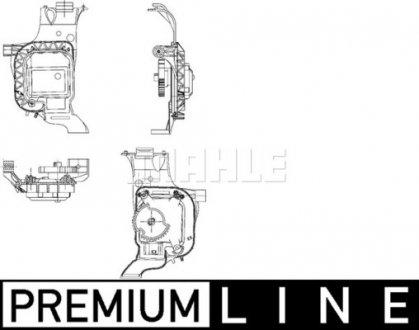 Электропривод воздушной заслонки MAHLE / KNECHT aa 17 000p