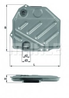 МАСЛЯНИЙ ФІЛЬТР MAHLE / KNECHT hx48