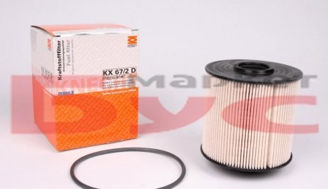 Фильтр топливный MB Vario/Atego OM904 Opel Vivaro MAHLE / KNECHT kx 67/2d