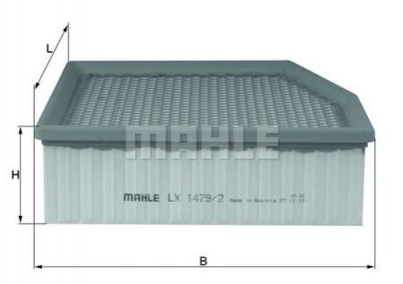 ВОЗДУШНЫЙ ФИЛЬТР MAHLE / KNECHT lx1479