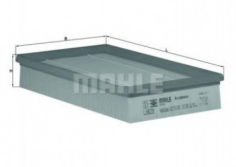 Фільтр повітря MAHLE / KNECHT lx623