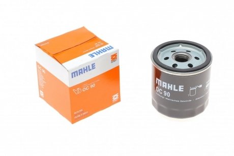 Фильтр масляный Opel 85- (benzin) (h=80mm) MAHLE / KNECHT oc 90