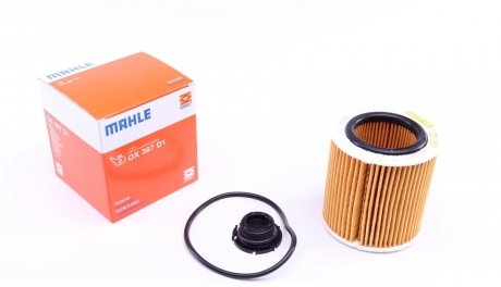 Купить Фильтр масляный BMW F10, F20, F11, X1, F30, E60, E90, E92, E93, E65, E66, F32 MAHLE / KNECHT ox 387d1 (фото1) подбор по VIN коду, цена 454 грн.