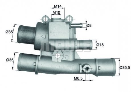 Термостат MAHLE / KNECHT ti 124 88