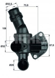 Купити Термостат Volkswagen Golf, Audi TT, A3, Seat Leon, Audi A1, Volkswagen Polo, Scirocco MAHLE / KNECHT ti 6 80 (фото1) підбір по VIN коду, ціна 708 грн.