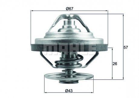 Термостат MAHLE / KNECHT tx15879