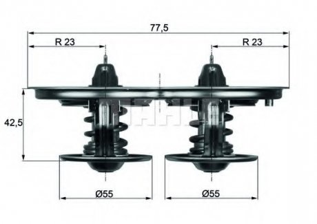 Термостат MAHLE / KNECHT tx 32/1 d