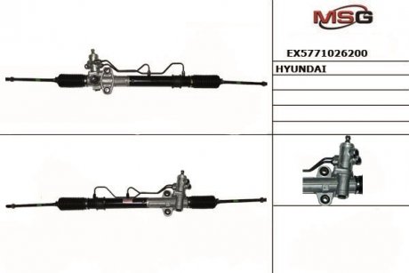 Купити Рульовий механізм (рейка) в зборі Hyundai Santa Fe MANDO ex5771026200 (фото1) підбір по VIN коду, ціна 13527 грн.