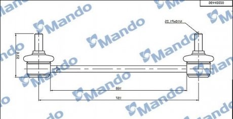 Тяга стабилизатора Chevrolet Epica, Evanda MANDO msc010099
