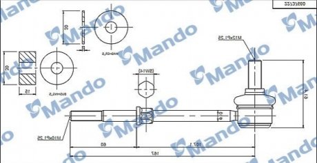 Стойка стабилизатора MANDO msc010100