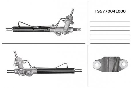 Рулевой механизм (рейка) в сборе Mitsubishi Colt, Lancer MANDO ts577004l000