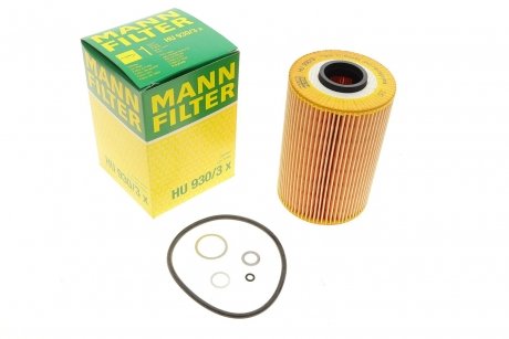 Фильтр смазочных масел MANN hu 930/3x