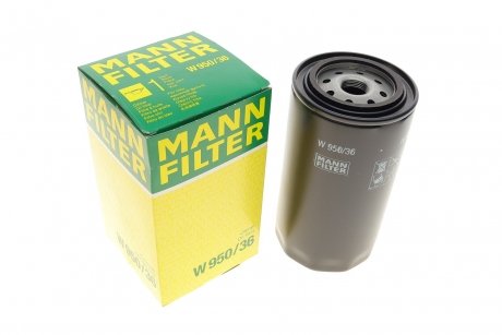 Купити Масляний фільтр MANN w 950/36 (фото1) підбір по VIN коду, ціна 701 грн.