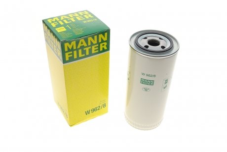 Купить Фильтр смазочных масел MANN w 962/8 (фото1) подбор по VIN коду, цена 529 грн.