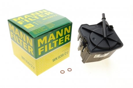 Фільтр паливний Fiat Scudo 1.6 D Multijet 07- (з прокладкою) MANN wk 939/2z