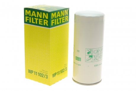 Купить Фильтр смазочных масел MANN wp 11102/3 (фото1) подбор по VIN коду, цена 799 грн.