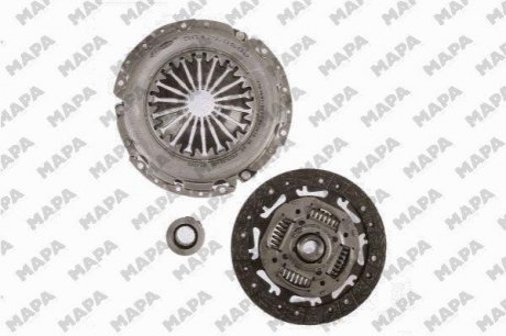 Купить VW Комплект сцепления Polo,Skoda Fabia,Roomster,Seat 1.4TDI 05- Volkswagen Polo, Seat Ibiza, Cordoba, Skoda Fabia, Roomster MAPA 001220000 (фото1) подбор по VIN коду, цена 3347 грн.