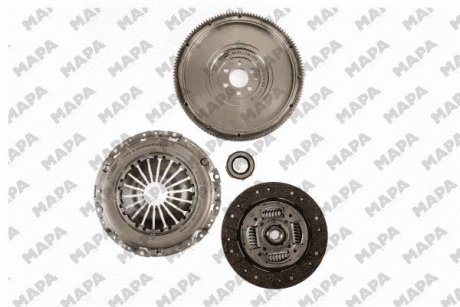 VW К-кт зчеплення з маховиком Audi A3,Skoda Octavia,SuperB,Caddy III,Golf V,VI,Passat,Touran 1.9/2.0TDI 03- MAPA 001228620