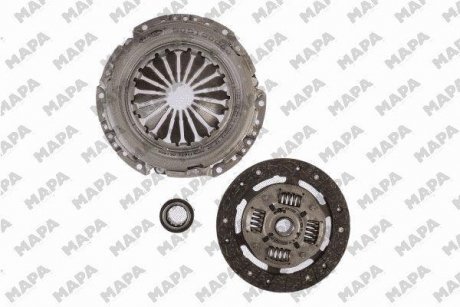 Купити VW К-кт зчеплення Polo,Skoda Fabia,Seat 1.9SDI 99- Skoda Fabia, Volkswagen Polo, Seat Ibiza, Cordoba MAPA 008190600 (фото1) підбір по VIN коду, ціна 2611 грн.