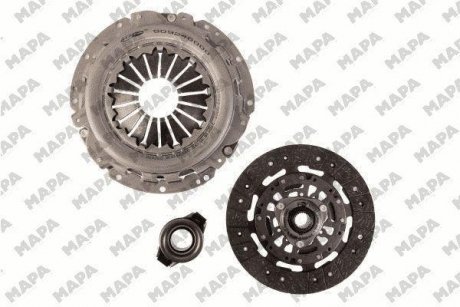 NISSAN К-кт сцепления Primera 2.2Di 02-,X-Trail 2.0/2.5 01- 240mm 21.8x25.7 24 зуб. Nissan Almera, X-Trail, Primera MAPA 010240600