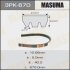 Купить Ремінь поліклиновий Nissan Micra, Note MASUMA 3PK670 (фото1) подбор по VIN коду, цена 182 грн.