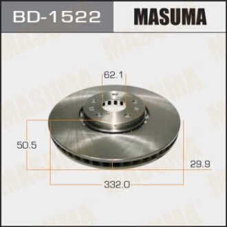 Гальмівний диск Lexus GS, IS MASUMA bd1522