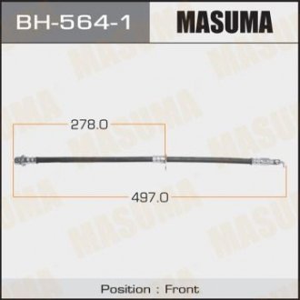 Шланг тормозной (BH-564-1) Toyota Camry MASUMA bh5641 (фото1)