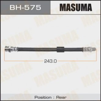 Шланг тормозной задн MITSUBISHI ASX, GALANT FORTIS/CY4A (BH-575) MASUMA bh575