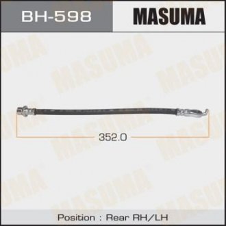 Шланг тормозной (BH-598) MASUMA bh598