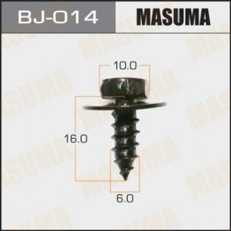 Саморез 6x16 мм (комплект 10 шт) Toyota (BJ-014) MASUMA bj014