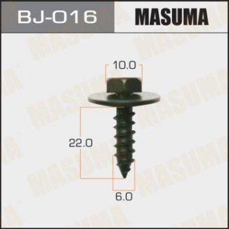 Купить Саморез 6x22 мм (комплект 6 шт) Toyota/Lexus (BJ-016) MASUMA bj016 (фото1) подбор по VIN коду, цена 140 грн.