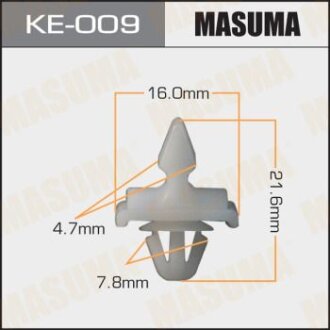Кліпса автомобільна 009-KE MASUMA ke009