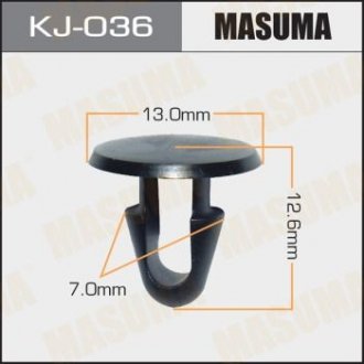 Кліпса (кратно 50) Toyota Land Cruiser, Corolla, Camry, Celica, Previa, Carina, Rav-4, 4-Runner, Hilux, Avensis, Sequoiva MASUMA kj-036