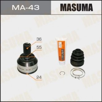 ШРУС наружный Mazda 3 (03-06) (нар:36/вн:24) (MA-43) Mazda 3 MASUMA ma43