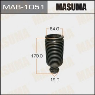 Купить Пыльник амортизатора переднего Toyota Corolla (-02) (MAB-1051) Toyota Corolla MASUMA mab1051 (фото1) подбор по VIN коду, цена 286 грн.