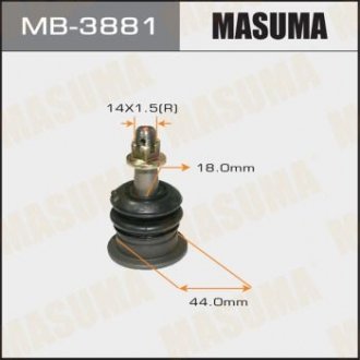 Купить Опора шаровая (MB-3881) Toyota Hilux MASUMA mb3881 (фото1) подбор по VIN коду, цена 536 грн.