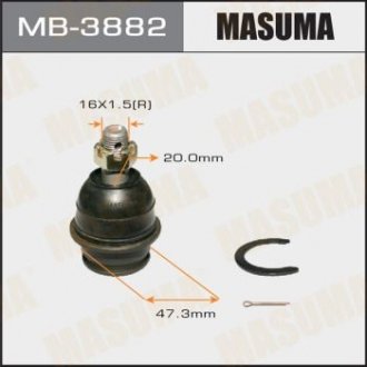 Купить Опора шаровая (MB-3882) Toyota Hilux MASUMA mb3882 (фото1) подбор по VIN коду, цена 699 грн.