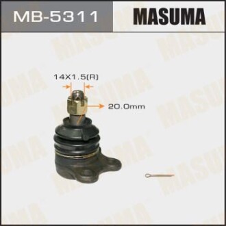 Опора кульова передній верх ISUZU D-MAX I (TFR, TFS) 02-12, D-MAX I (TFR, TFS) 06-12/OPEL FRONTERA B (98-04) MASUMA mb5311
