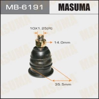 Опора шаровая передн верхн EG#, EH1, EK#, EJ7 HONDA ACCORD IX 2.4 Honda Civic MASUMA mb6191