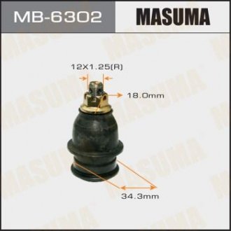 Опора шаровая передн нижн LANCER HONDA HR-V (MB-6302) Honda Jazz MASUMA mb6302