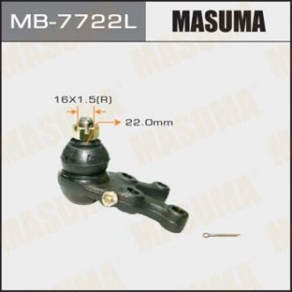 Опора шаровая передн нижн левая MITSUBISHI L200 (MB-7722L) MASUMA mb7722l