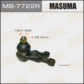 Опора кульова передня нижня права MITSUBISHI L200 Mitsubishi Pajero, L200 MASUMA mb7722r