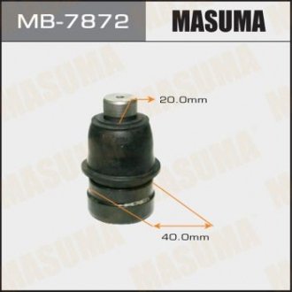 ОПОРА КУЛЬОВА ПЕРЕДН НИЖН LANCERMITSUBISHI ASX (10-20), CITROEN C4 AIRCROSS (12- MASUMA mb7872