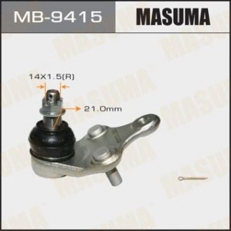 Купити Опора кульова Toyota Avensis MASUMA mb9415 (фото1) підбір по VIN коду, ціна 863 грн.