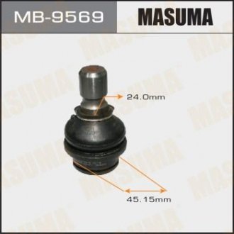 Купить Опора шаровая заднего нижнего рычага Nissan Pathfinder (05-14) (MB-9569) MASUMA mb9569 (фото1) подбор по VIN коду, цена 770 грн.