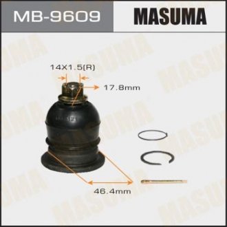 Опора шаровая (MB-9609) Mitsubishi L200 MASUMA mb9609
