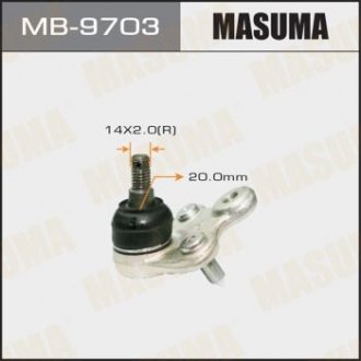 Опора шаровая (MB-9703) Honda Civic MASUMA mb9703
