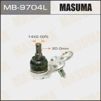 Опора шаровая (MB-9704L) MASUMA mb9704l