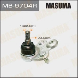 Опора шаровая (MB-9704R) Honda Civic MASUMA mb9704r